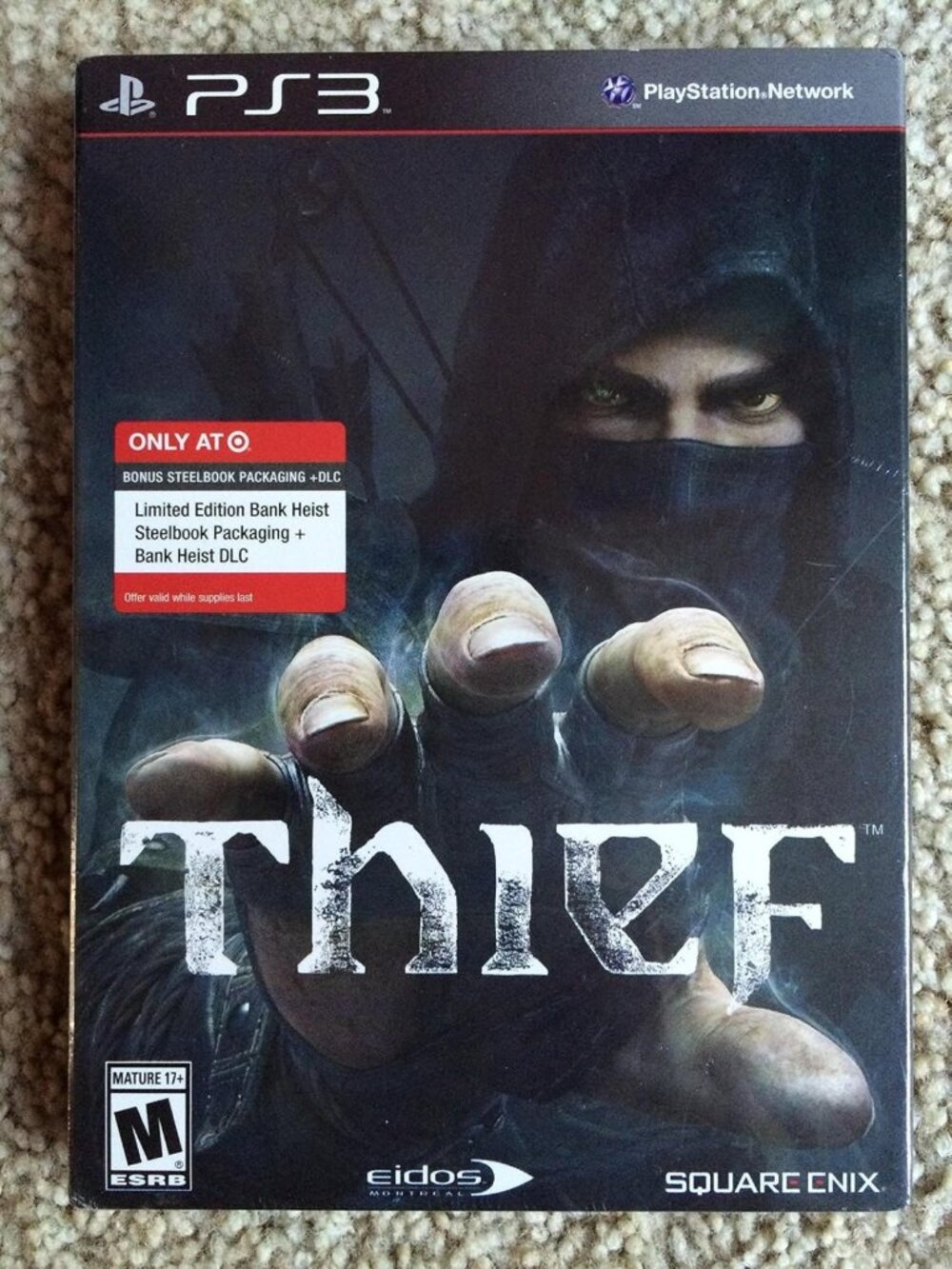 Limited Edition Steelbook Case for Thief Game - Collectible, NEW, Xbox & PS